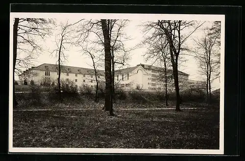 AK Karlsruhe-Rüppurr, Blick zum Ev. Diakonissenanstalt