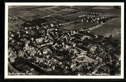 AK Salzgitter am Harz, Teilansicht, Fliegeraufnahme