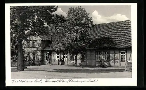 AK Winsen /Aller, Gasthof zur Post in der Lüneburger Heide