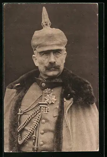 AK Kaiser Wilhelm II. mit Pickelhaube