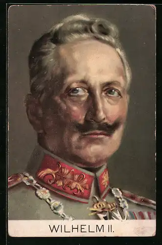 AK Kaiser Wilhelm II. im Portrait