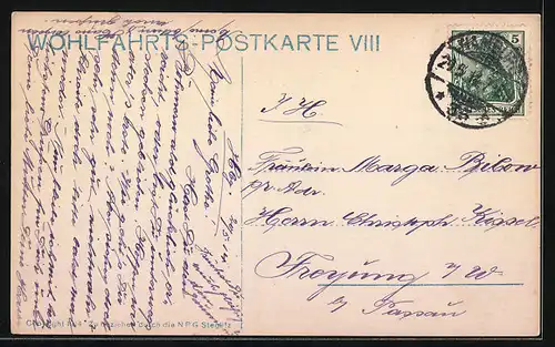 AK Kronprinzessin Cecilie mit dem Prinzen und vier Kindern abgelichtet