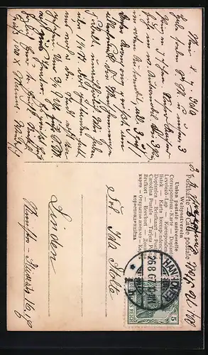 AK Kronprinzessin Cecilie begleitet den ersten Schritt des Söhnchen