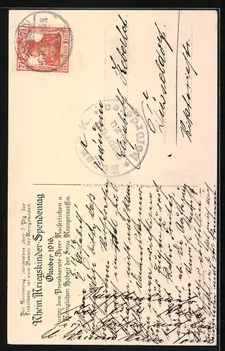 AK Kronprinzessin Cecilie mit Tochter im weissen Kleid auf dem Arm