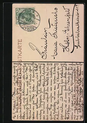 AK Kronprinzessin Cecilie mit ihren Söhnen abgelichtet