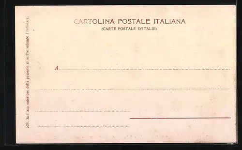 Lithographie Racconigi, Panorama, Parte Nord