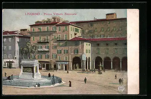 AK Livorno, Piazza Vittorio Emanuele