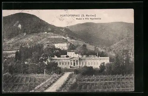 AK Portoferraio, S. Martino, Museo e Villa Napoleonica