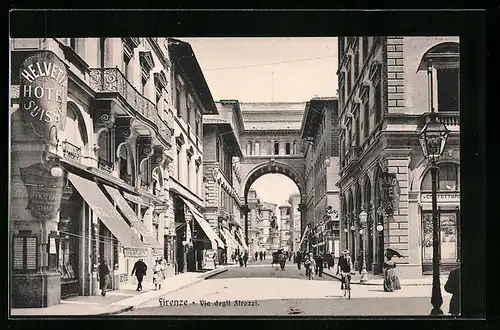 AK Firenze, Via degli Strozzi, Hotel Suisse