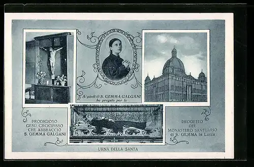 AK Lucca, Urna della Santa, Progetto del Monastero Santuario