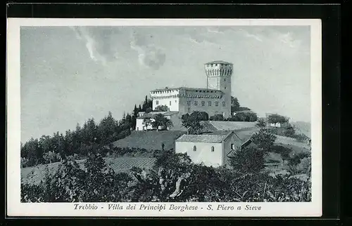 AK Trebbio, Villa dei Principi Borghese, S. Piero a Sieve