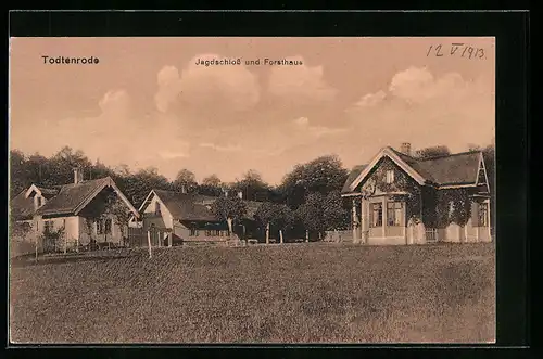 AK Todtenrode, Jagdschloss und Forsthaus