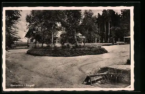 AK Obercrinitz i. Erzgeb., an den Quellen im Dorf