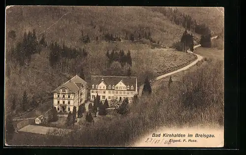 AK Bad Kirnhalden im Breisgau, Blick auf den Gasthof im Wald