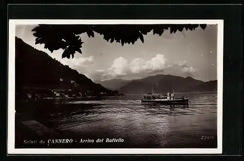 AK Cannero, Arrivo del Battello