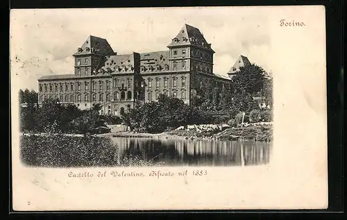 AK Torino, Castello del Valentino, edificato nel 1653