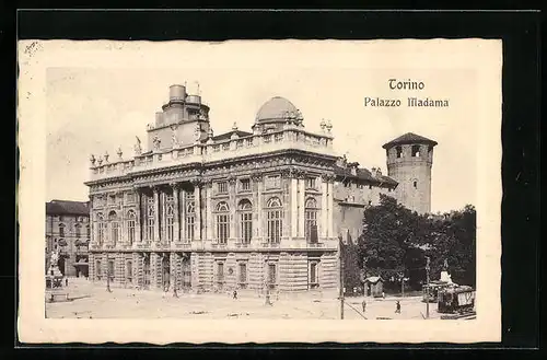 AK Torino, Palazzo Madama, Aussenansicht
