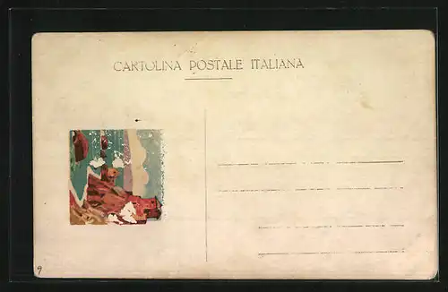 AK Gruppenfoto von Urlaubern in Bademode am Strand, die Hotels im Hintergrund