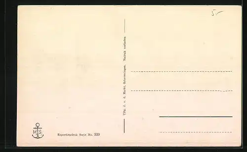 AK Scheveningen, Badegäste in Bademode im Meer