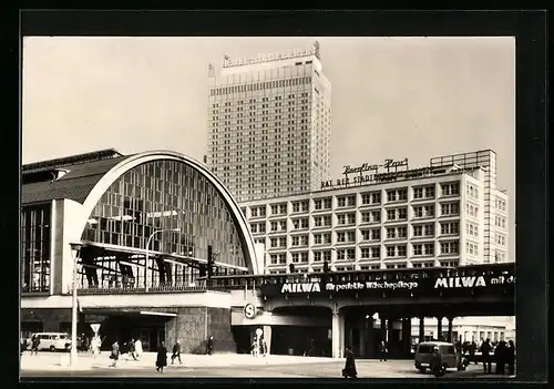 AK Berlin, S-Bahnhof auf dem Alexanderplatz