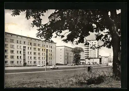 AK Gera, Mehrgeschossige Bauten in der Ernst-Thälmann-Strasse