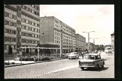 AK Nordhausen, Blick in die Töpferstrasse