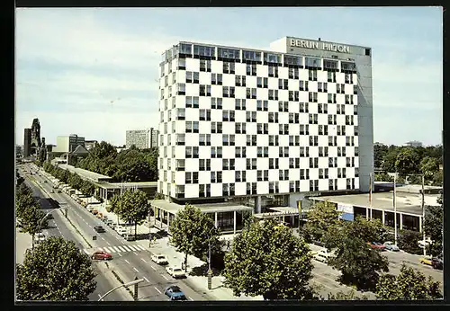 AK Berlin, Blick auf das Hotel Berlin Hilton