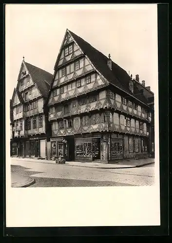 Foto-AK Deutscher Kunstverlag, Nr. 10: Celle, Fachwerkhaus, Poststrasse 8