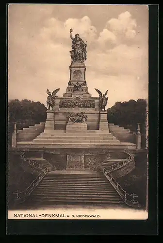 AK National-Denkmal auf dem Niederwald