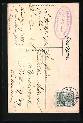 AK National-Denkmal auf dem Niederwald