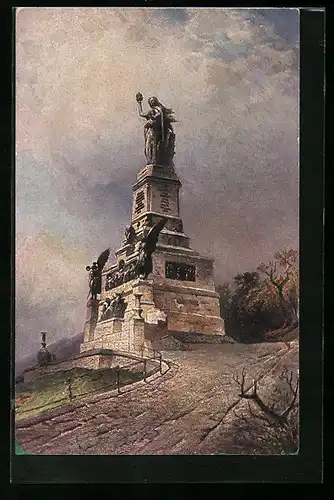 AK Das Nationaldenkmal auf dem Niederwald