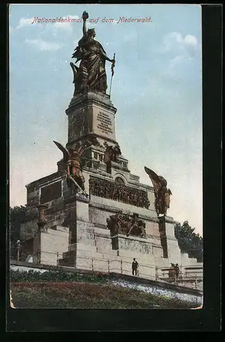 AK Rüdesheim a. Rh., Nationaldenkmal auf dem Niederwald