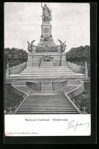AK National-Denkmal auf dem Niederwald