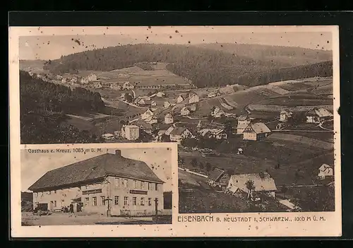 AK Eisenbach b. Neustadt, Gasthaus zum Kreuz, Panorama