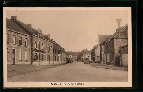 AK Basècles, Rue Octave Bataille