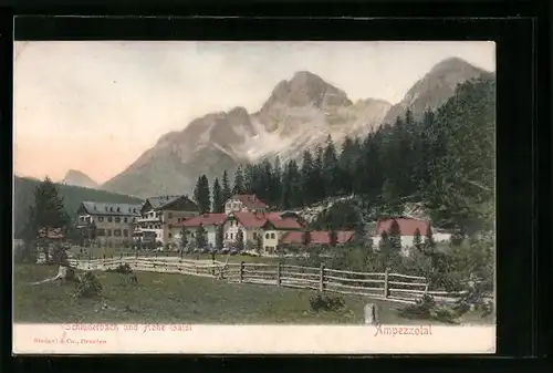 AK Schluderbach im Ampezzotal, Ort und Hohe Gaisl