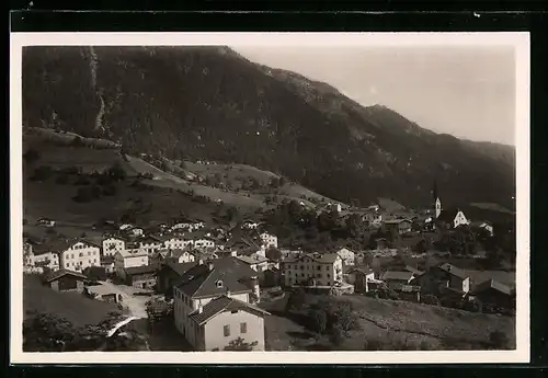 AK S. Leonardo /Val di Passiria, Ortsansicht mit Gebirge