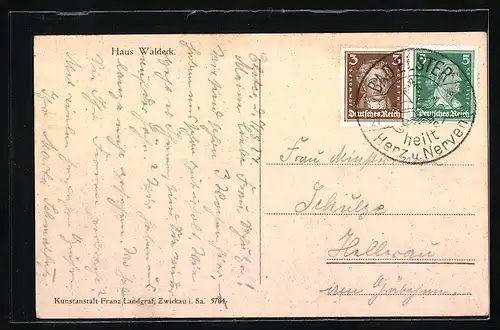 AK Bad Elster, Haus Waldeck
