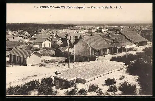 AK Mimizan-les-Bains /Côte d`Argent, Vue sur la Forêt