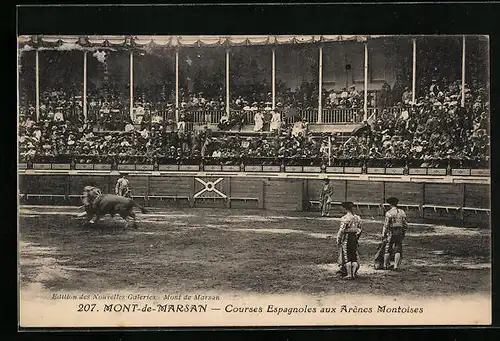 AK Mont-de-Marsan, Courses Espagnoles aux Arènes Montoises