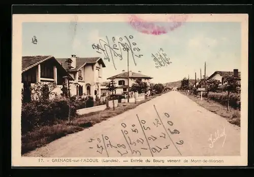 AK Grenade-sur-l`Adour, Entrée du Bourg venant de Mont-de-Marsan