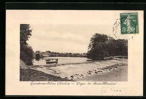 AK Grenade-sur-Adour, Digue de Saint-Maurice