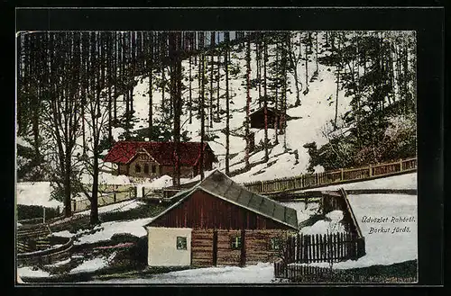 AK Burkut, Ortspartie im Schnee