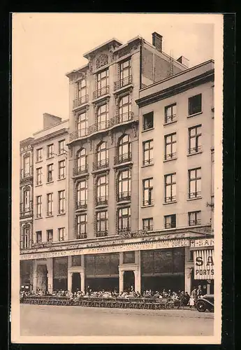 AK Liège, Grand Hotel Britannique, Facade a la Place