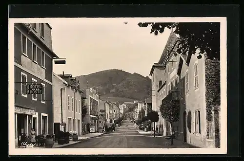 AK Massiac, Hotel de la Poste, Route Nationale