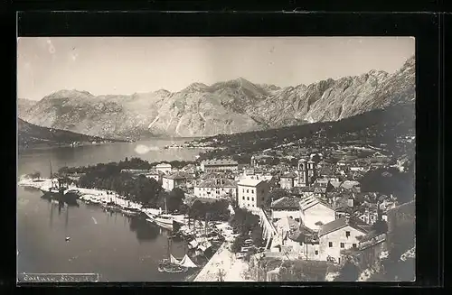 AK Cattaro, Ortsansicht der Südseite