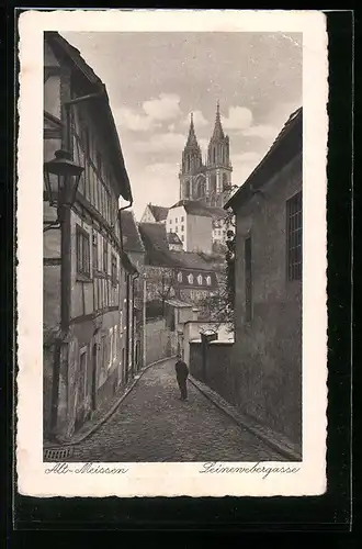 AK Meissen, Leinewebergasse