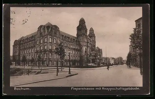 AK Bochum, das Knappschaftsgebäude in der Pieperstrasse