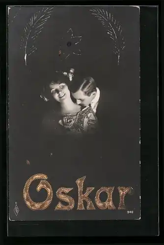 Foto-AK PFB Nr. 940: Oskar, verliebtes Paar