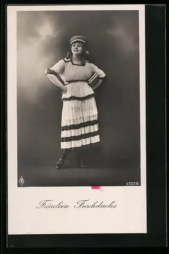 Foto-AK PFB Nr. 4702 /6: Fräulein Frechdachs